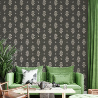 Floral Chalky Bloom Wallpaper creating a calm wall backdrop

