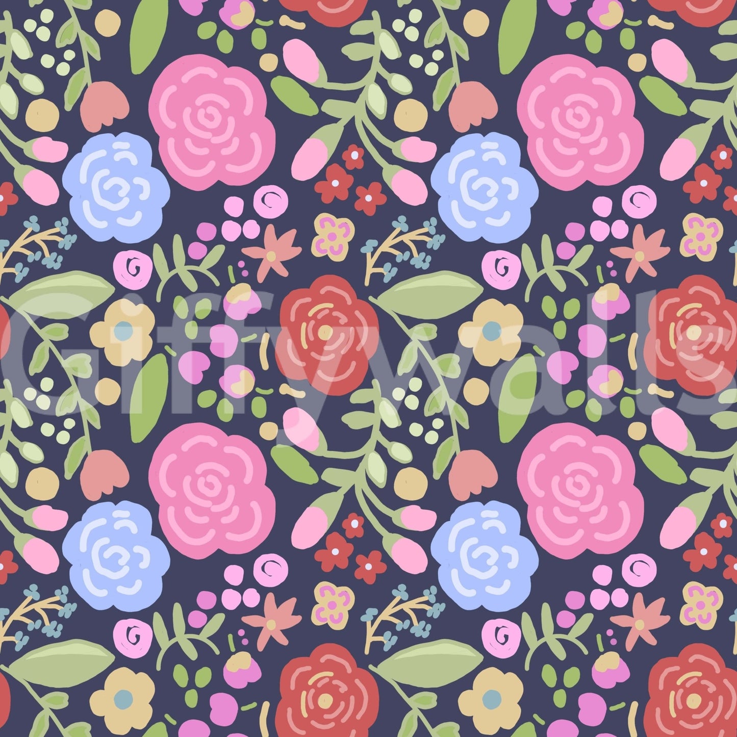 Charming Bloomscape spring bloom flowers Wallpaper⁠