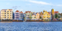 Charming Harborfront Buildings Wall Mural