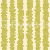 Vibrant, textured Chartreuse Pebble Rows wallpaper

