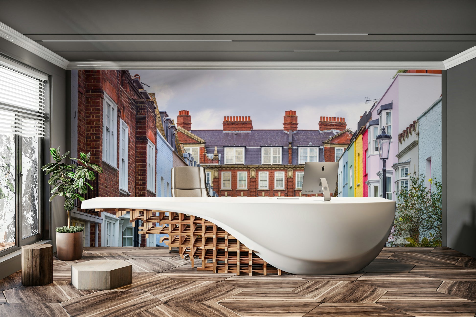 The design has a beautiful, elegant look.

