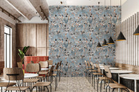 Unique hen-inspired wallpaper for rustic charm