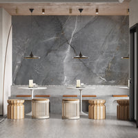 Abstract chic dark marble wallpaper mural
