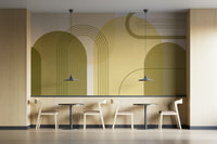 Contemporary mid-century wall pattern

