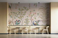 The image shows an artistic impression of a serene Chinoiserie scene.

