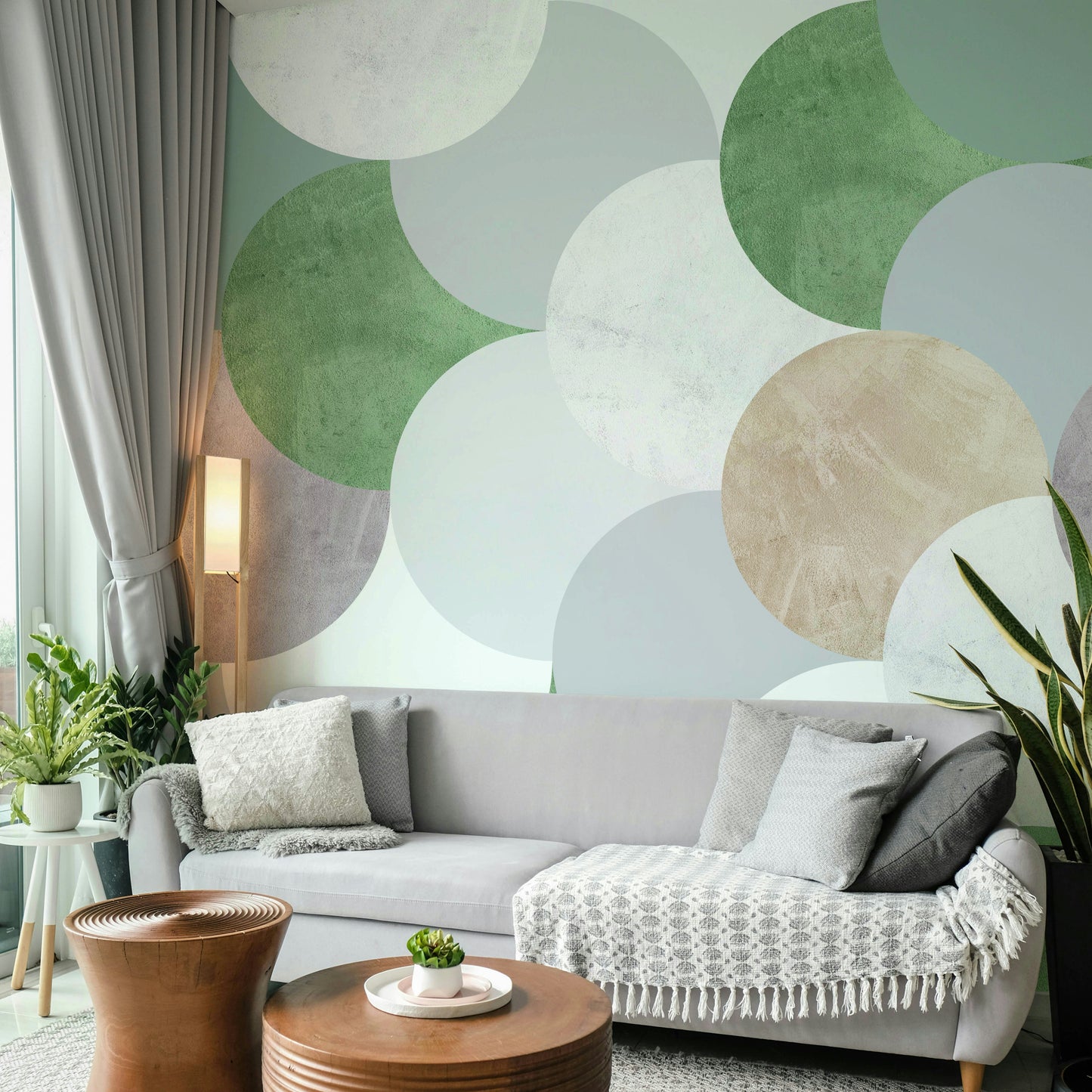 Circle Geometric Art Wall Mural