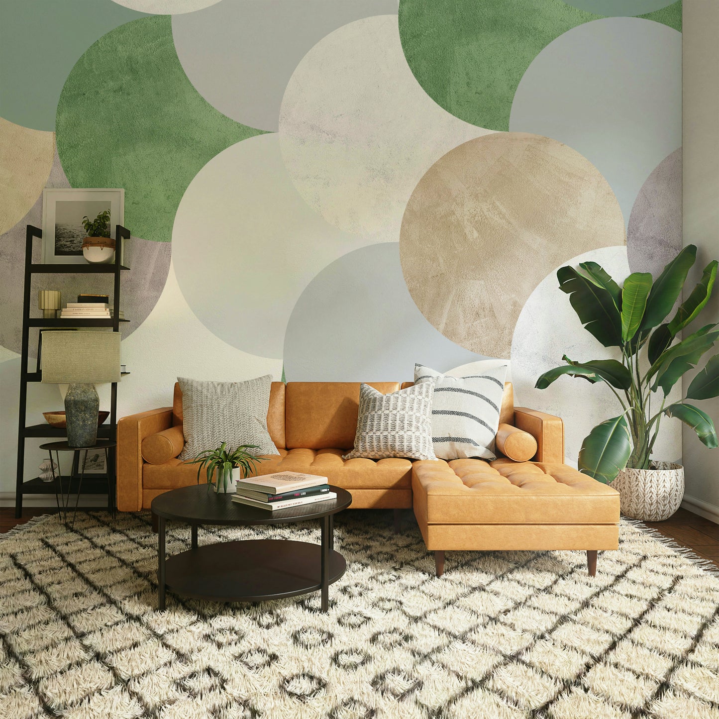 Circle Geometric Art Wall Mural
