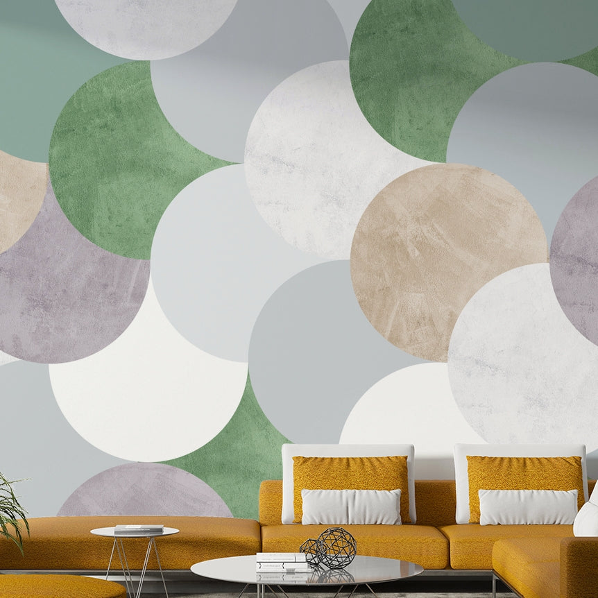 Circle Geometric Art Wall Mural