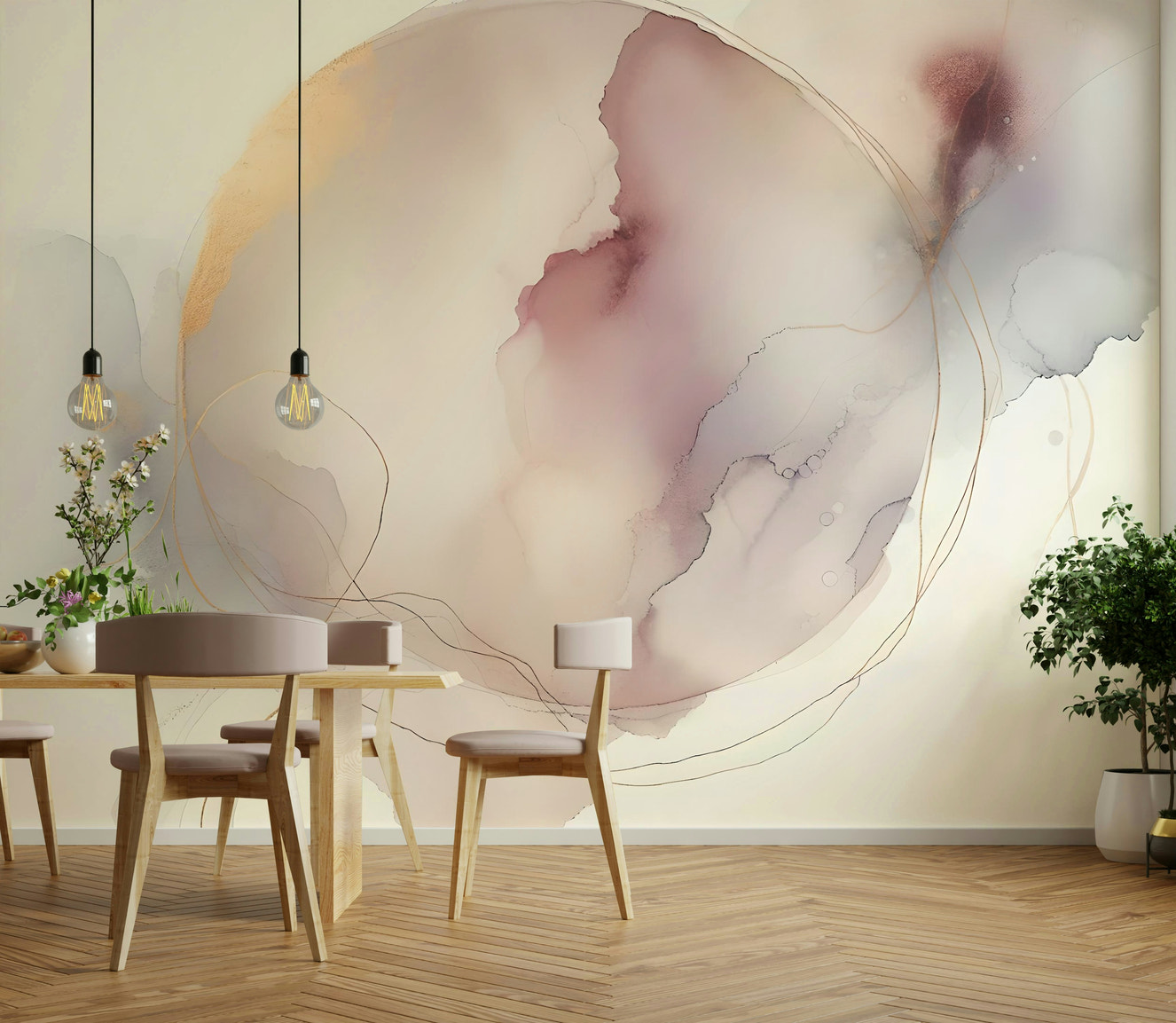 Circle of Serenity Wall Mural