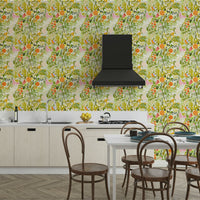 Citrus Bloom spring wallpaper for walls

