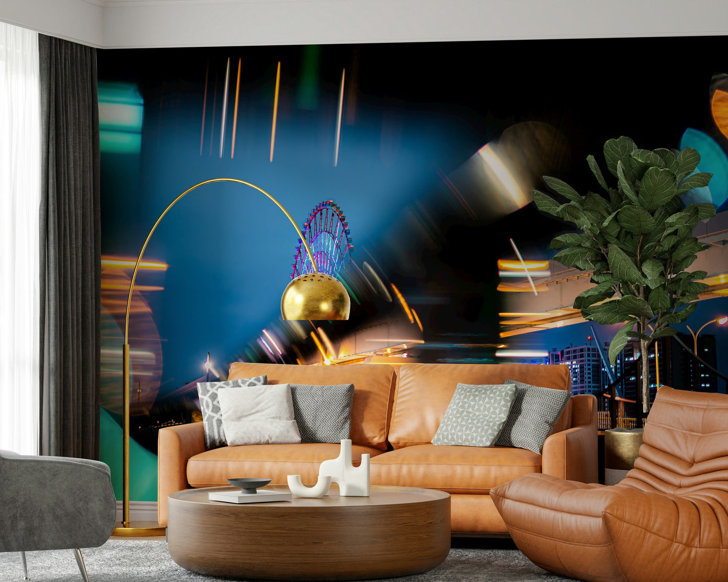 City Lights Fusion Wall Mural -2354433