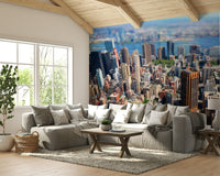Captures the essence of a city at dawn or dusk.
