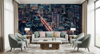 Cityscape Night Wall Mural