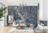 Cityscape Night Wall Mural