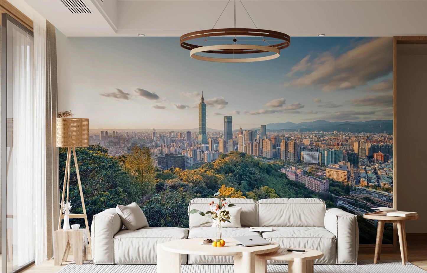 Cityscape Vista Wall Mural