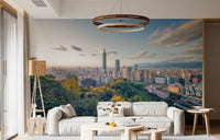 Cityscape Vista Wall Mural