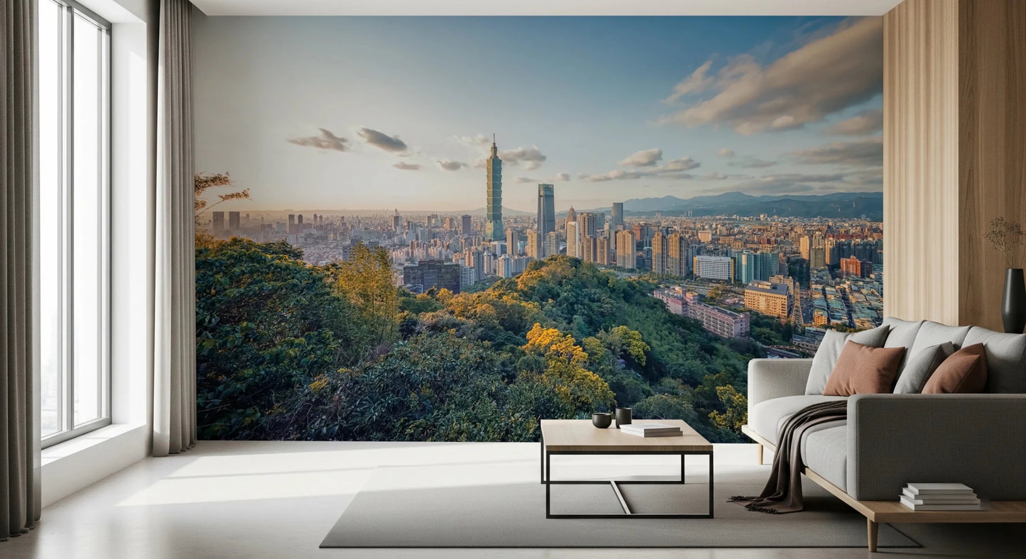 Cityscape Vista Wall Mural