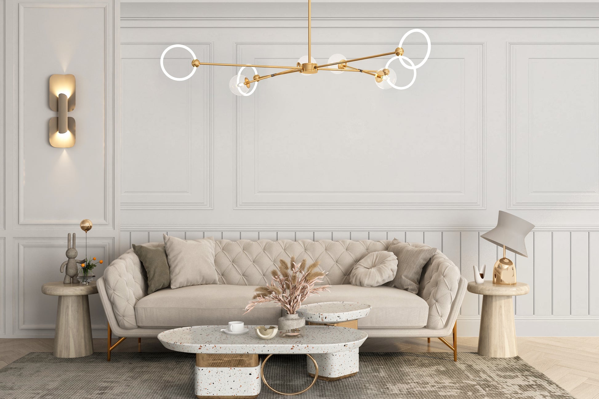 White Wood Panels Wallpaper Mural - Giffywalls