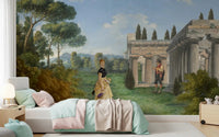 nursery suites using the Classical Garden Encounter wall mural.