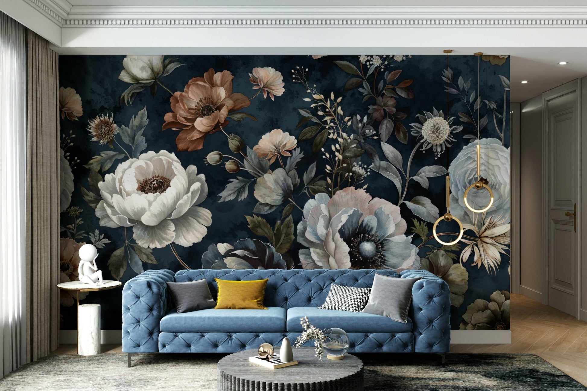 The image has a hand-drawn or painted look.

