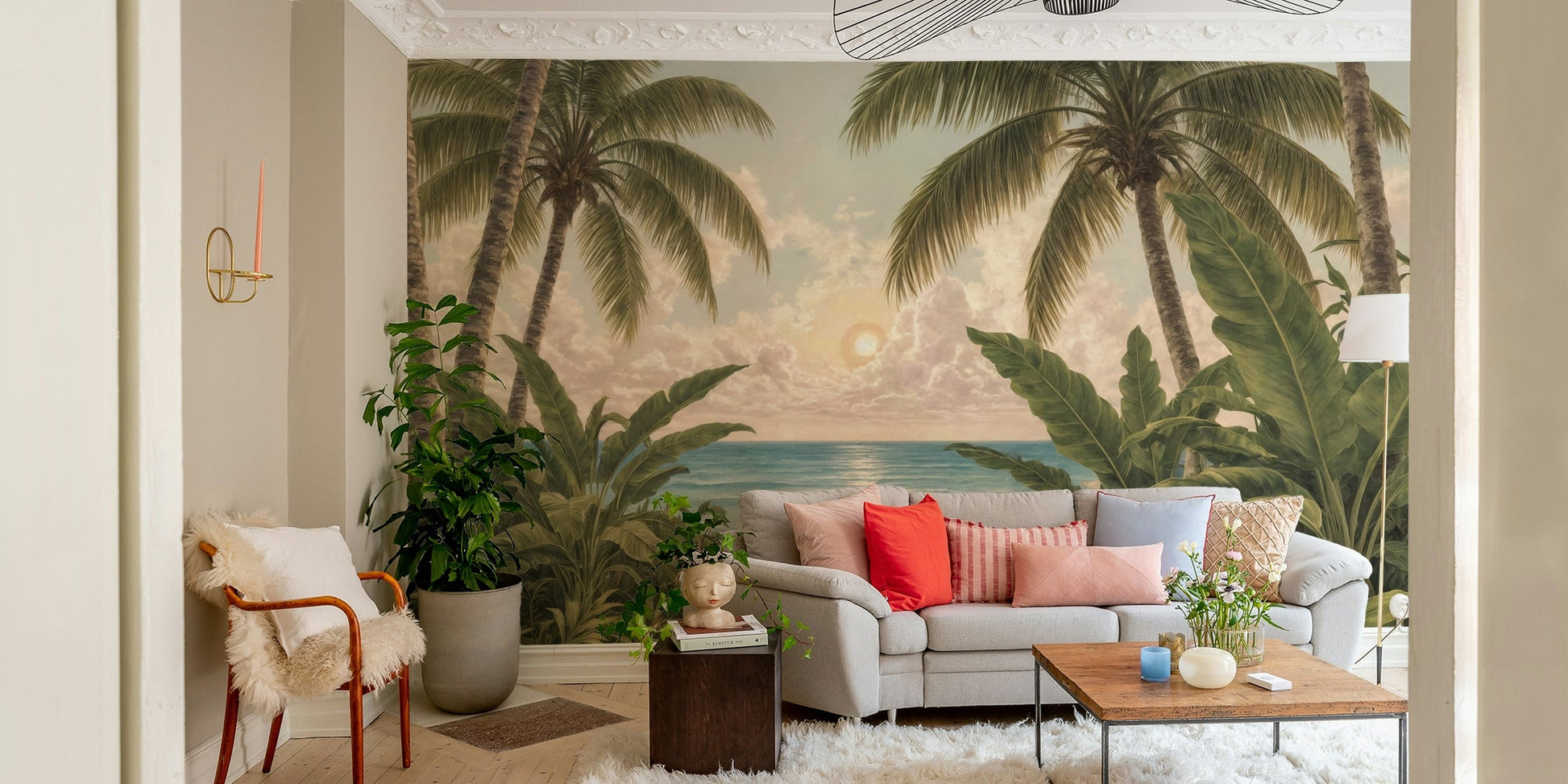 The design gives a feeling of quiet, natural beauty.

