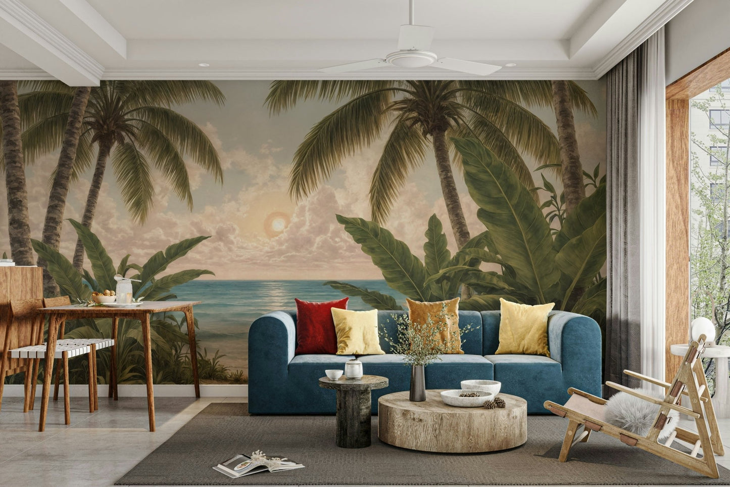 The mood is peaceful and serene.

