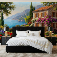 Coastal Cottage Bloom Wall Mural