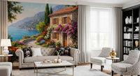 Coastal Cottage Bloom Wall Mural