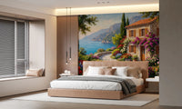 Coastal Cottage Bloom Wall Mural