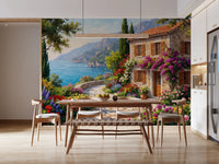 Coastal Cottage Bloom Wall Mural
