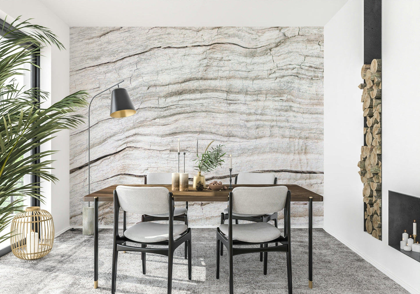 Driftwood Texture Wall Mural -2306171