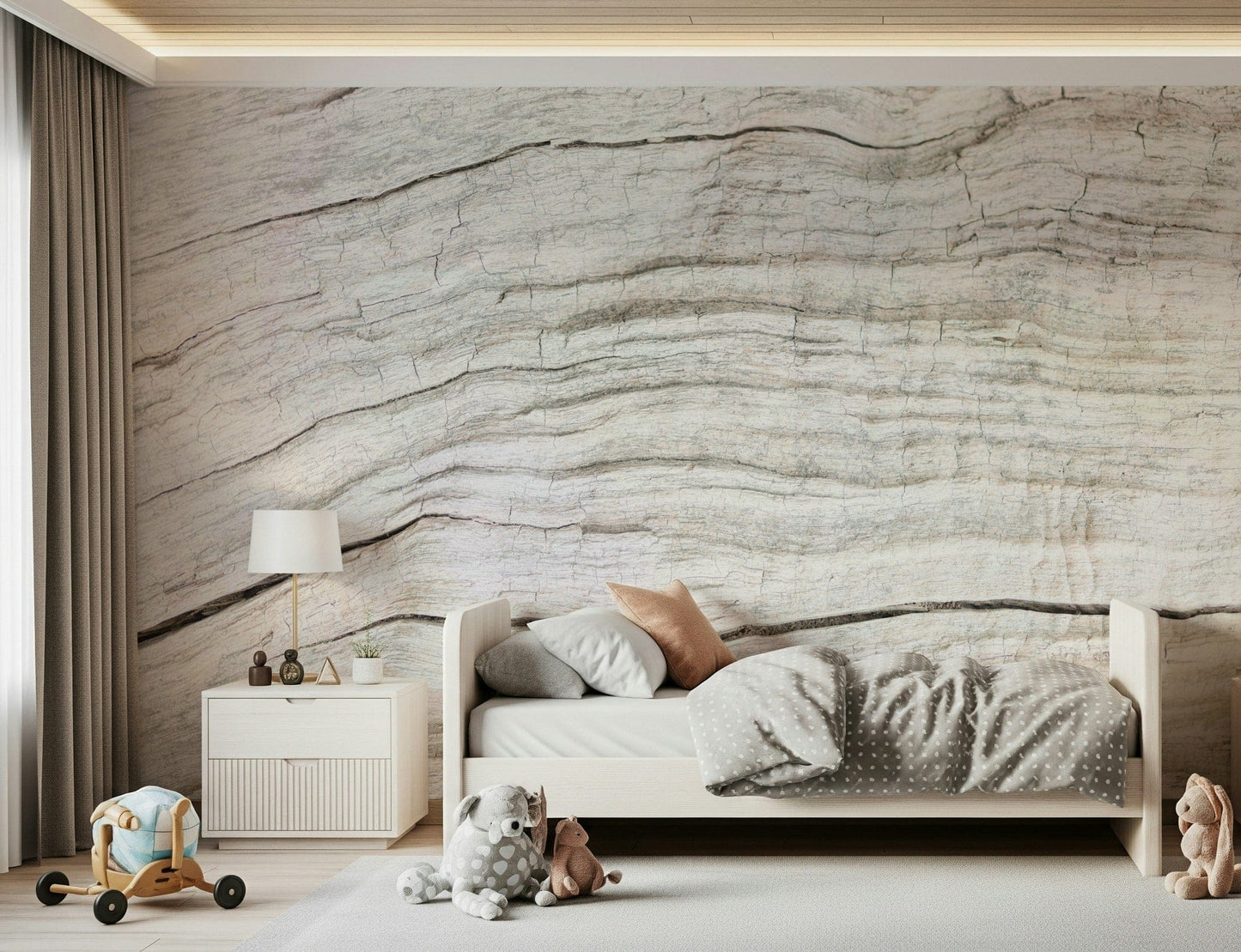 Driftwood Texture Wall Mural -2306171