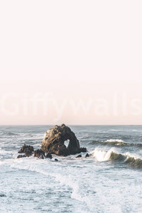 Refresh your room with the beach-inspired Coastal Heart wall mural.

