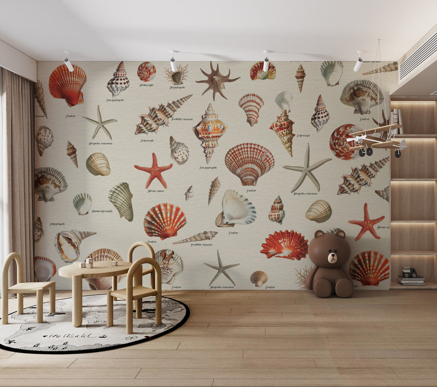 Elegant coastal memories wallpaper for walls