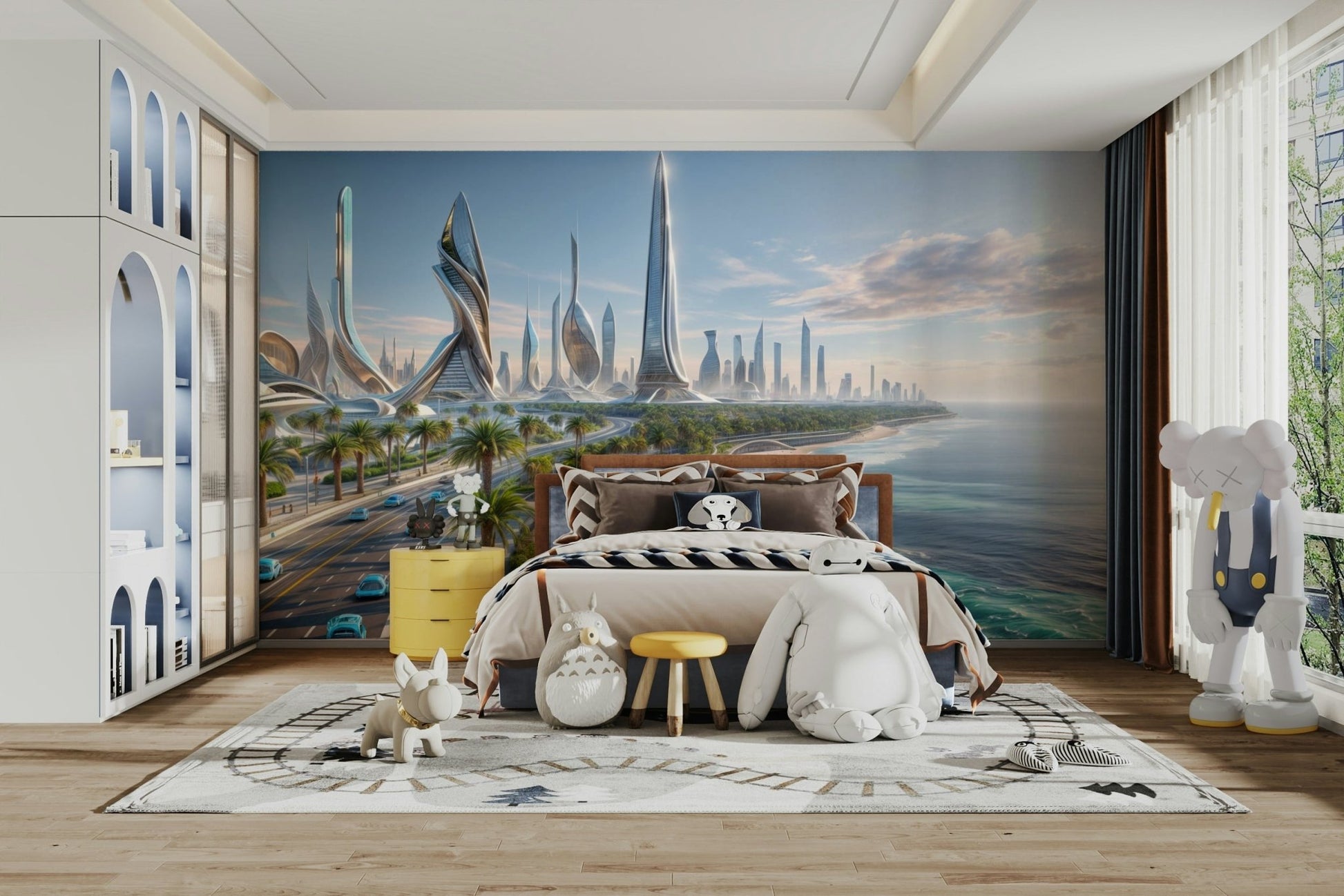 The image has a soft, painted look.

