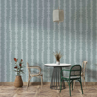 Elegant Coastal Pebble Rows wallpaper for home decor

