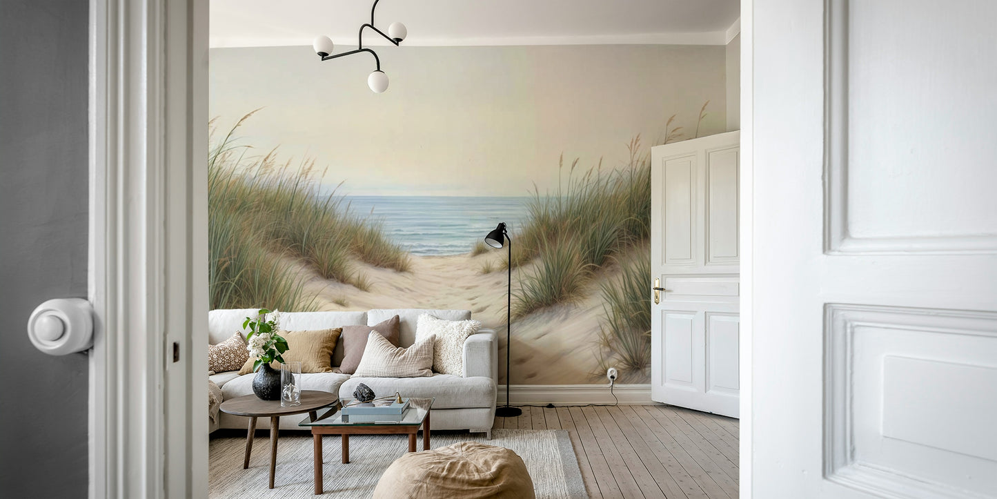 Peaceful beach wallpaper for walls

