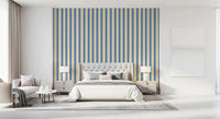 Coastal Stripes Wallpaper with a classic seaside-inspired vertical arrangement.