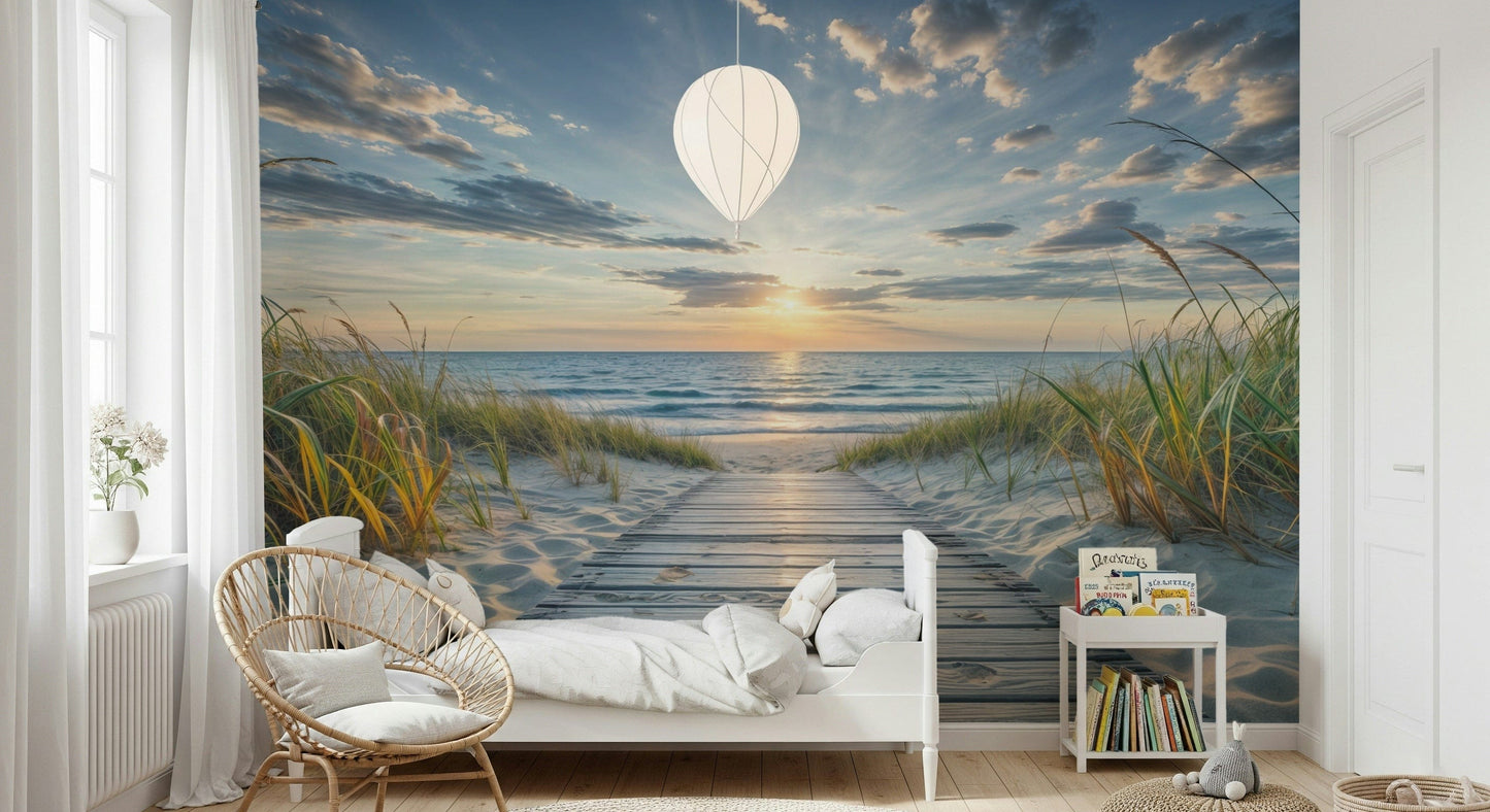 Coastal Path Serenity Wall Mural