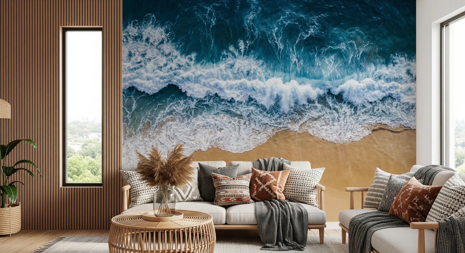 Coastal Surge Wall Mural