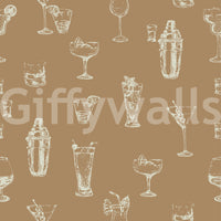 Cocktail Hour Chic Wallpaper⁠