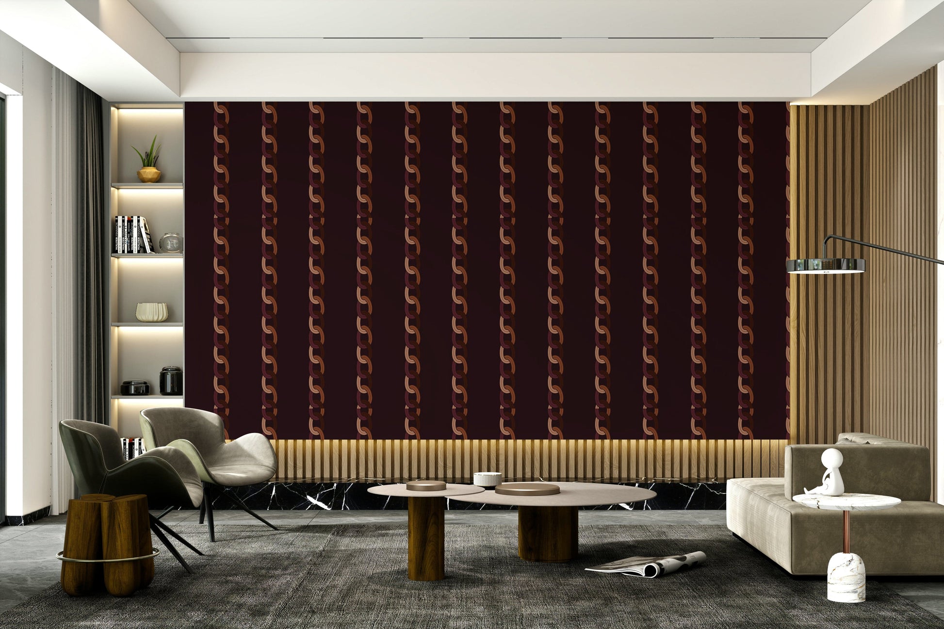 The design feels minimalist and luxurious.

