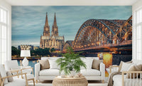 Cologne at Dusk Wall Mural