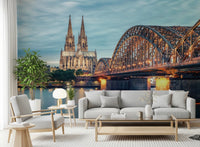 Cologne at Dusk Wall Mural