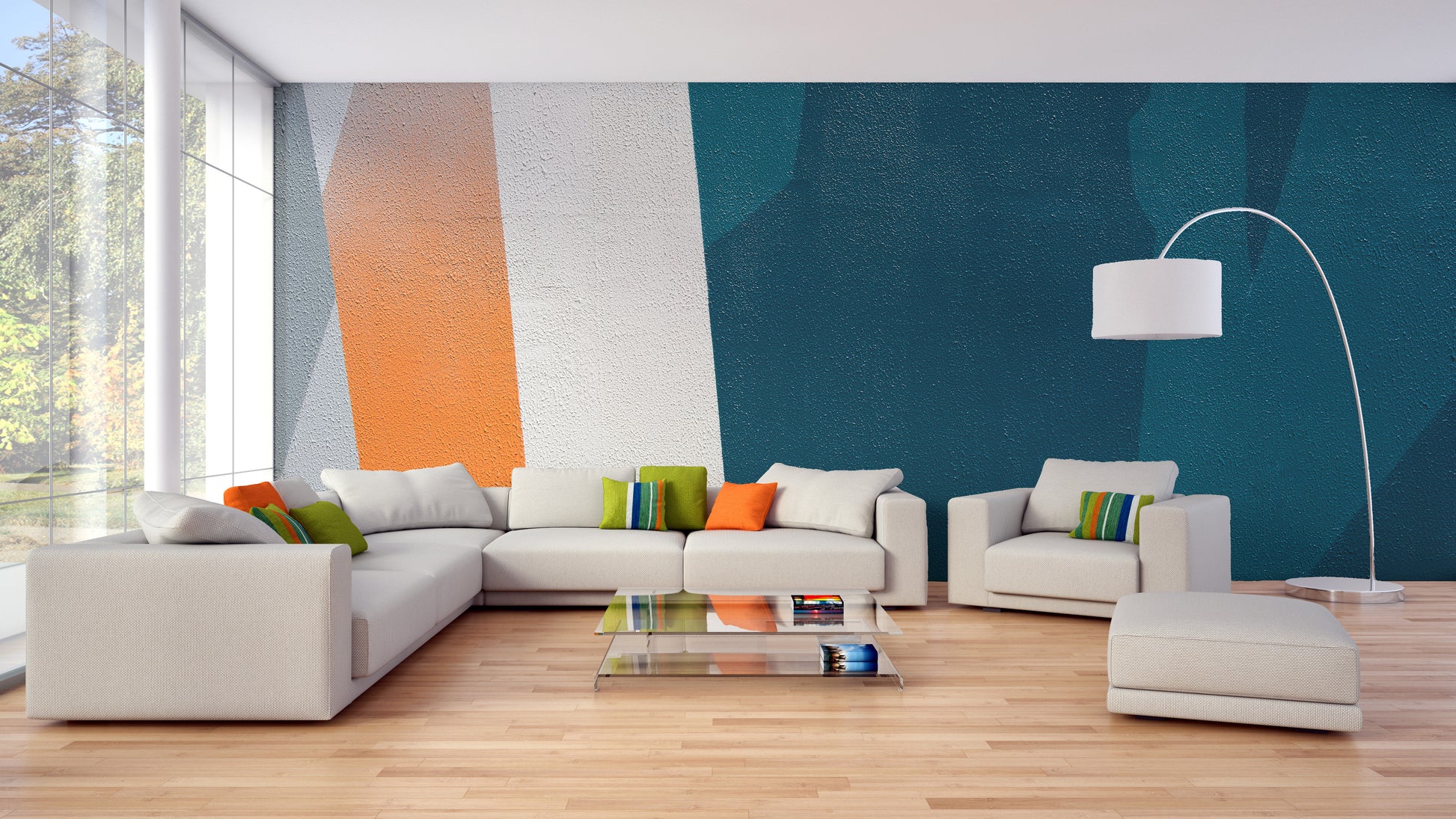 Colorful Concrete Wall Texture Wallpaper - Giffywalls