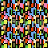 A beautiful abstract art wall mural for a living room.

