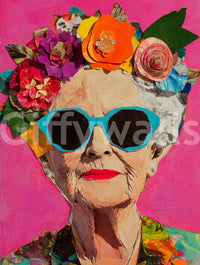 portrait of a woman with a joyful expression

