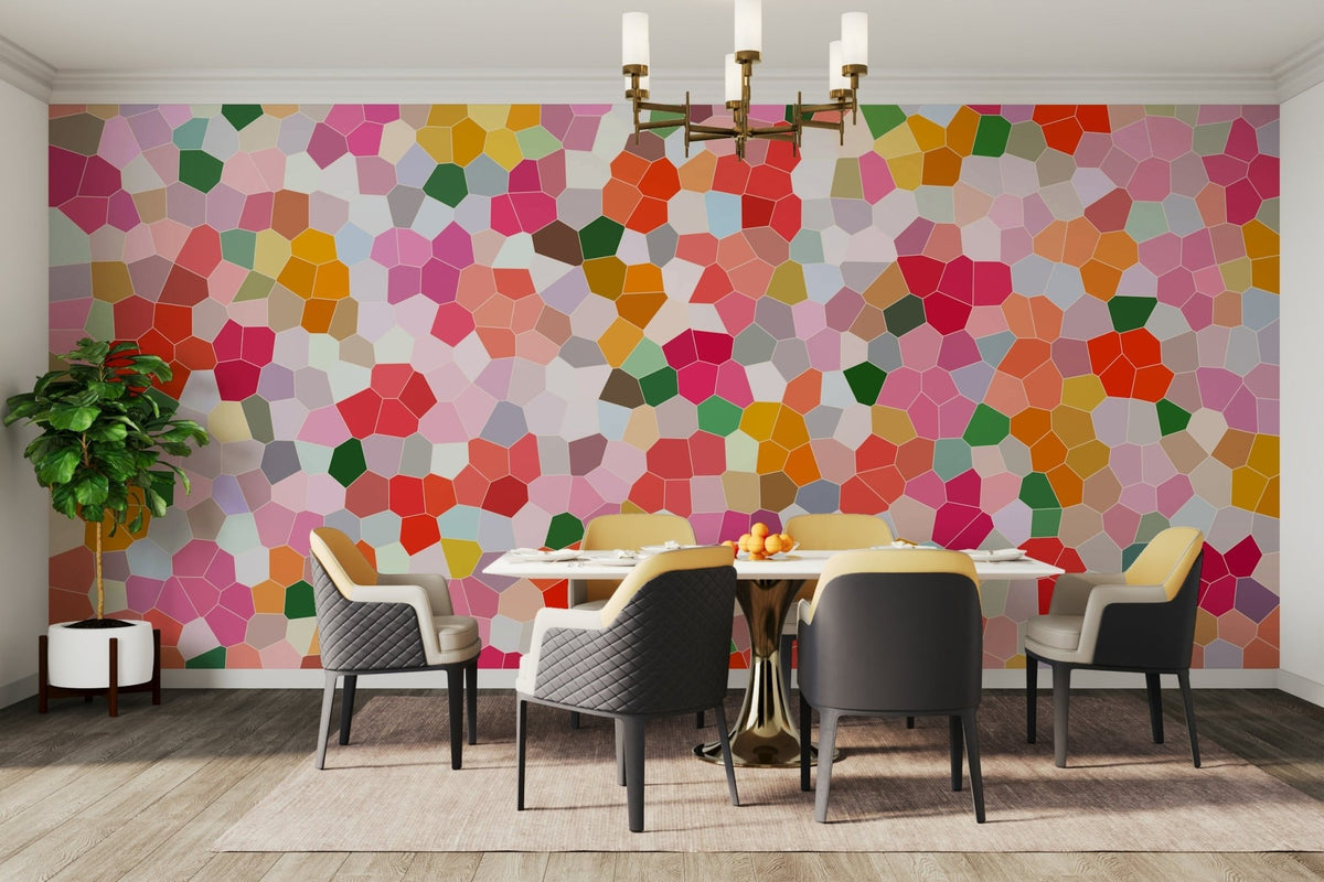 A vibrant and intricate wallpaper pattern.
