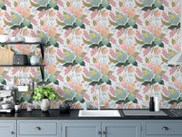 Lovely spring floral wallpaper design