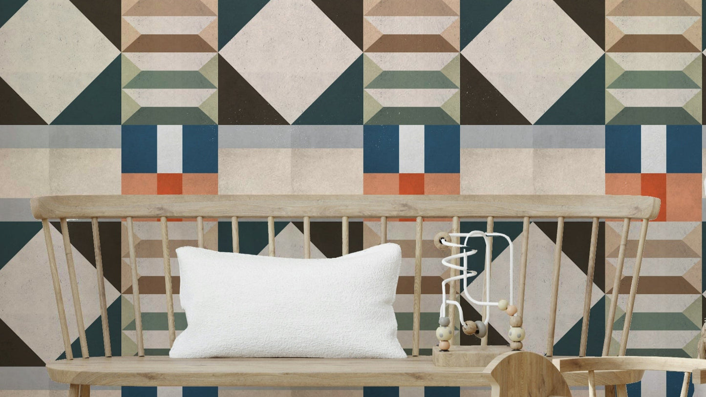 Concrete texture canvas wallpaper for walls

